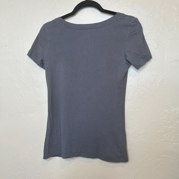 Grunge METAL MULISHA Shirt Womens Small Gray Purple Skull Y2K Goth Distressed 90 - Picture 2 of 7